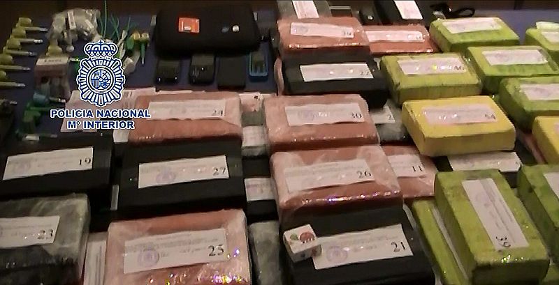 España incauta el 70% de la droga que entra en Europa y cerca del 30% de cocaína