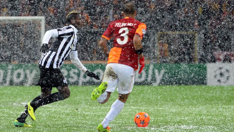 La nieve aplaza la decisión de la segunda plaza entre Galatasaray y Juventus