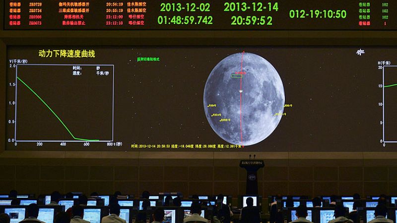 La nave china Chang E3 logra el primer alunizaje controlado en 37 años