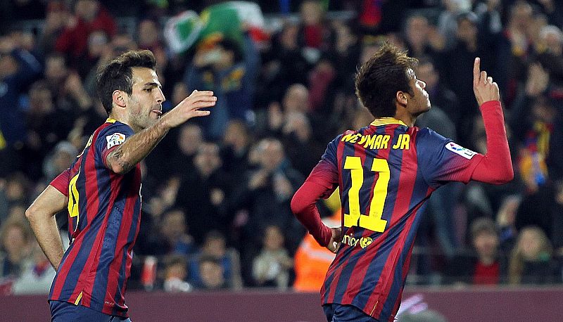 Neymar da la talla ante el Villarreal