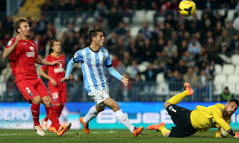 El Málaga vuelve a ganar y Schuster respira a costa del Getafe