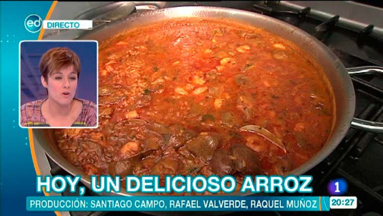 España Directo - Arroz caldoso con gambas y almejas
