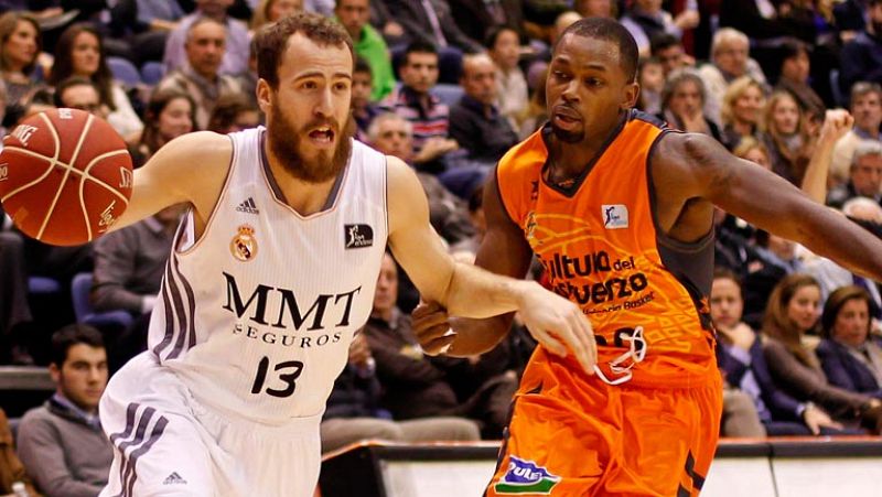 El Valencia Basket obliga al Real Madrid a sufrir para hacer historia