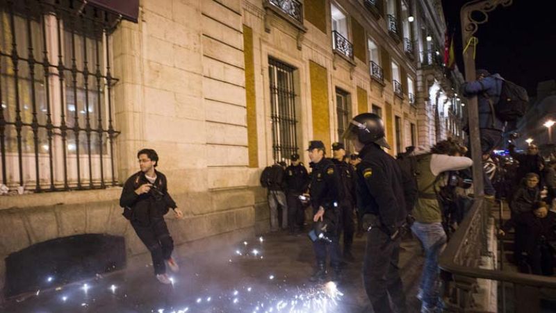 Un juez de Madrid impone una orden de alejamiento del Congreso para cinco detenidos