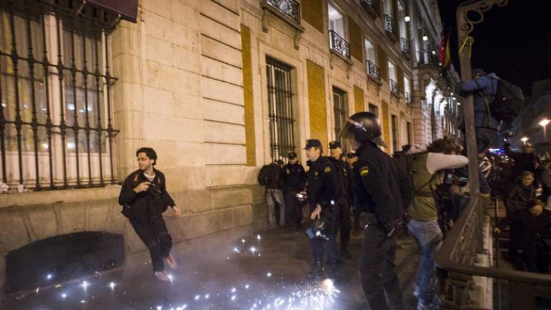 Un juez de Madrid impone una orden de alejamiento del Congreso para cinco detenidos
