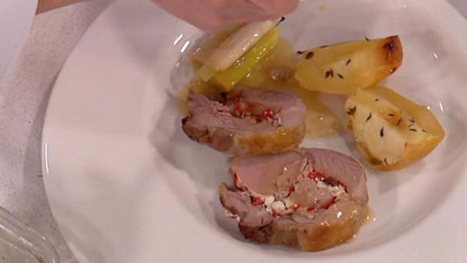 Saber cocinar - Cordero asado relleno