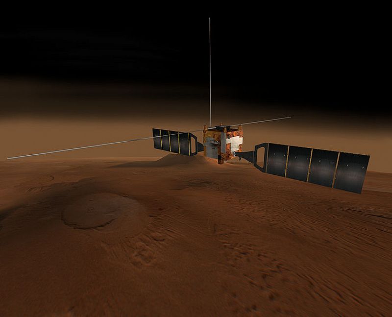 La Mars Express cumple diez años en Marte