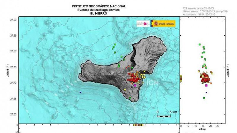 El Hierro registra un terremoto de magnitud 5.1, el mayor registrado en la isla desde 2011