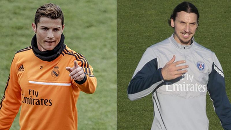 Cristiano e Ibrahimovic vuelven a verse las caras en el duelo Madrid - PSG