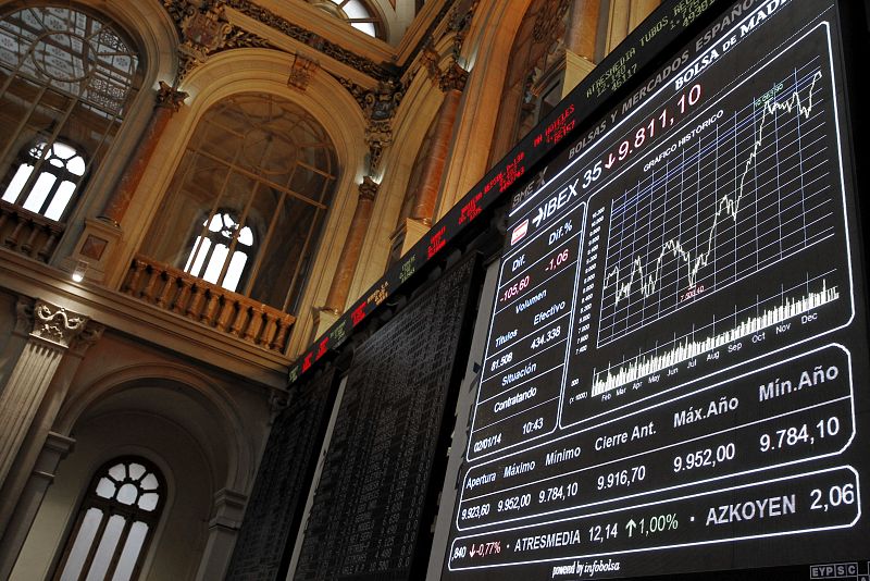 La prima de riesgo baja hasta 195 puntos, nivel mínimo desde el comienzo de mayo de 2011