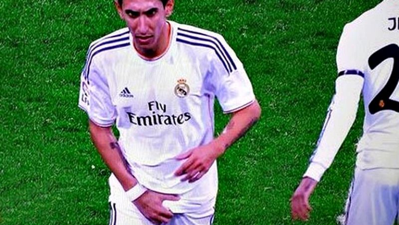 Di María: "No fue un gesto hacia nadie sino que sólo me acomodé el pantalón"