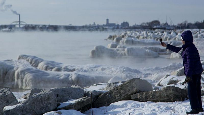 El vórtice polar congela medio Estados Unidos con temperaturas de 50 grados bajo cero