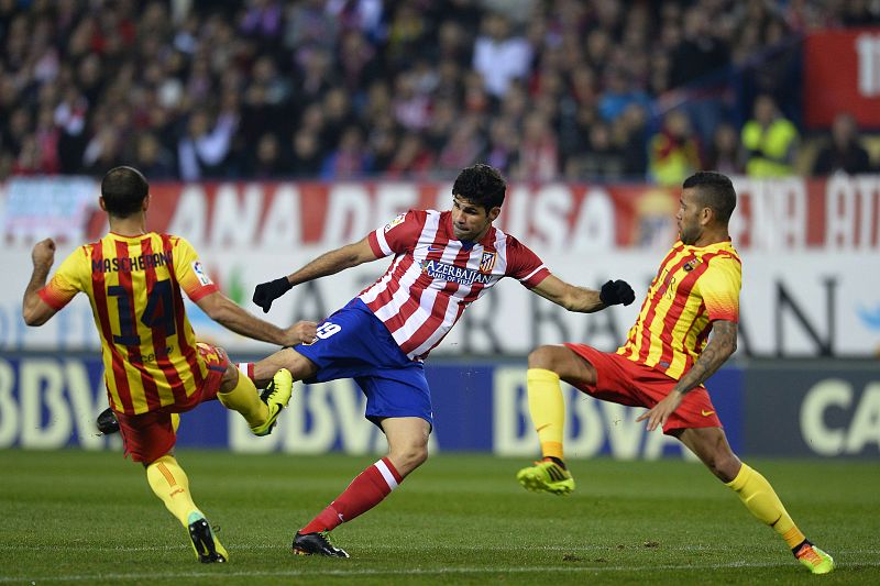Empate táctico entre Atlético y Barça en el Calderón
