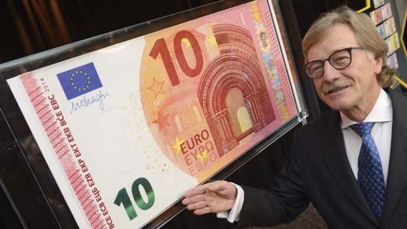 El BCE presenta el nuevo billete de 10 euros que entrará en circulación el 23 de septiembre