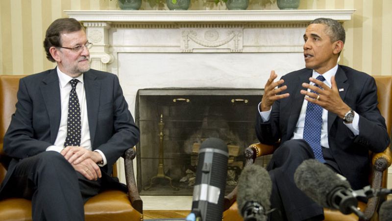Rajoy y Obama coinciden en que la creación de empleo es ahora el "gran reto" de España