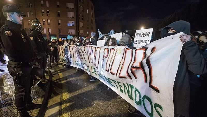 Tres de los detenidos en el barrio de Gamonal de Burgos salen de la cárcel tras pagar la fianza