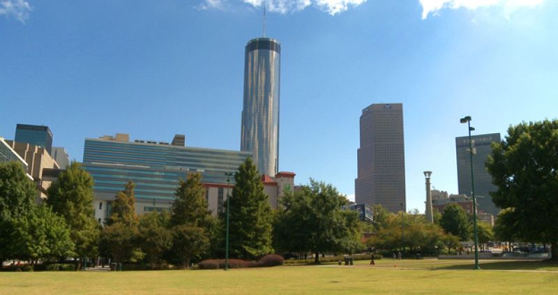 Atlanta, la capital y ciudad más importante del estado de Georgia