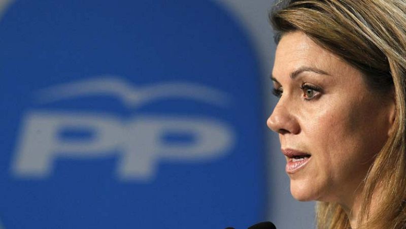 Cospedal destaca la importancia de "actuar conjuntamente" y de una "postura clara" del PSOE