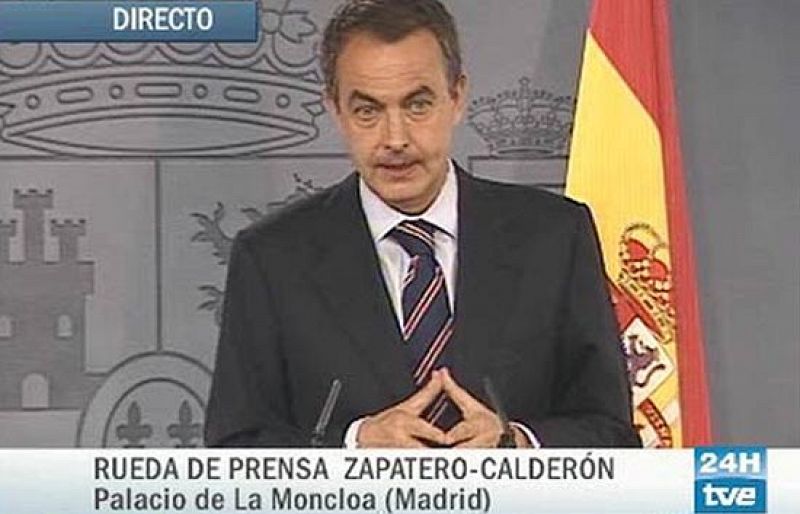 Zapatero pide el fin de la huelga y anuncia "tolerancia cero" contra los piquetes