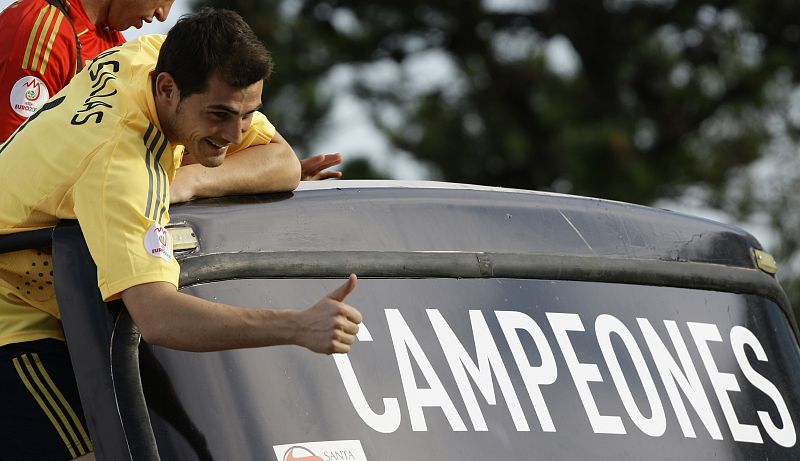 Casillas: "Me quedo con el recuerdo de la Eurocopa de 2008, por encima del Mundial"