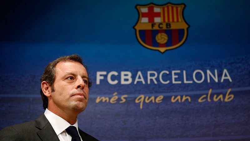Sandro Rosell presenta su dimisión como presidente del Barça