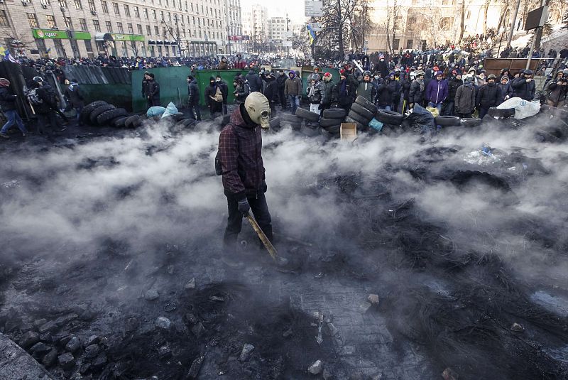Sector de Derecha, la mano que mece las protestas violentas en Ucrania