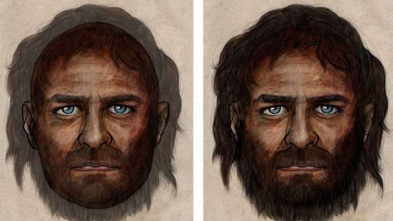 Los cazadores-recolectores europeos de hace 7.000  años eran de piel morena y ojos azules