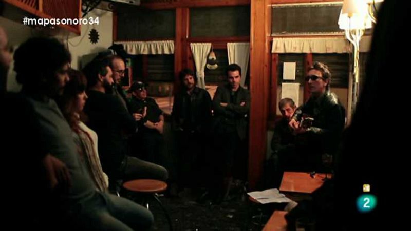 En el primer viaje visitamos a José Menese con Los Planetas, Los Ganglios y Rafael Berrio