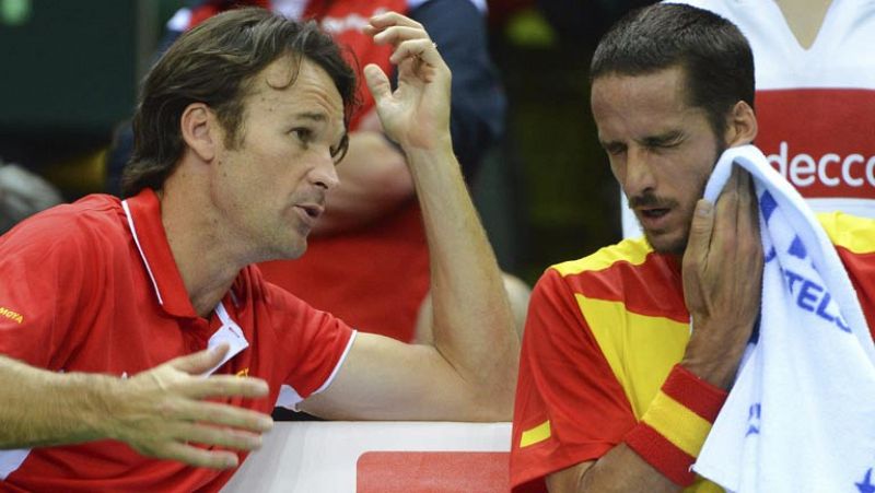 España complica su futuro ante Alemania en la eliminatoria de Copa Davis