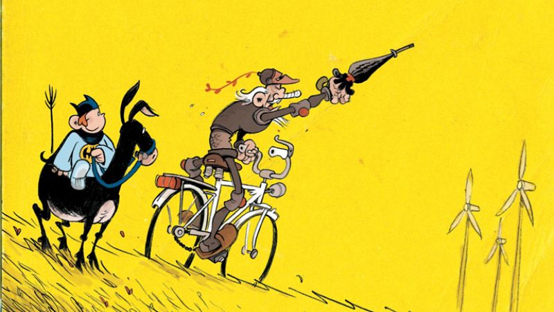 El dibujante alemán Flix lleva 'El Quijote' al cómic, en una divertida versión