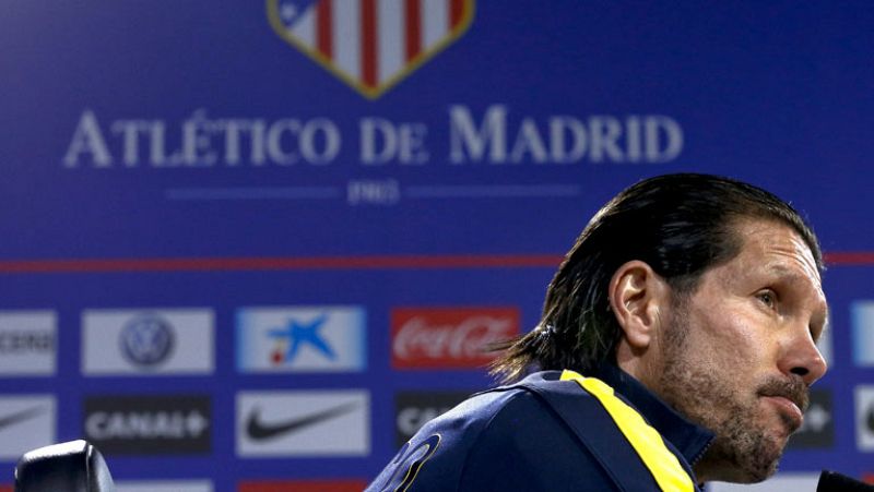 Simeone: "No creo que seamos favoritos, nuestro lema es silencio y trabajo"