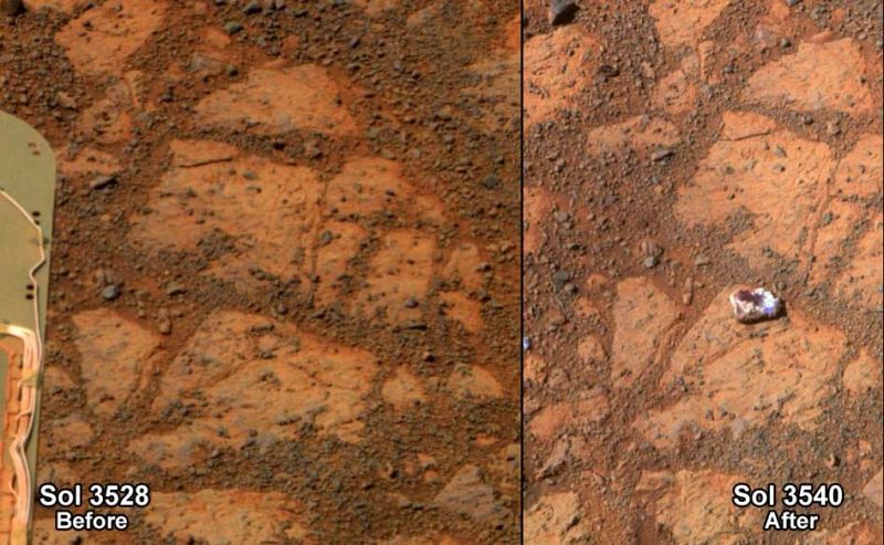 La NASA resuelve el misterio del 'donut de mermelada' hallado en Marte