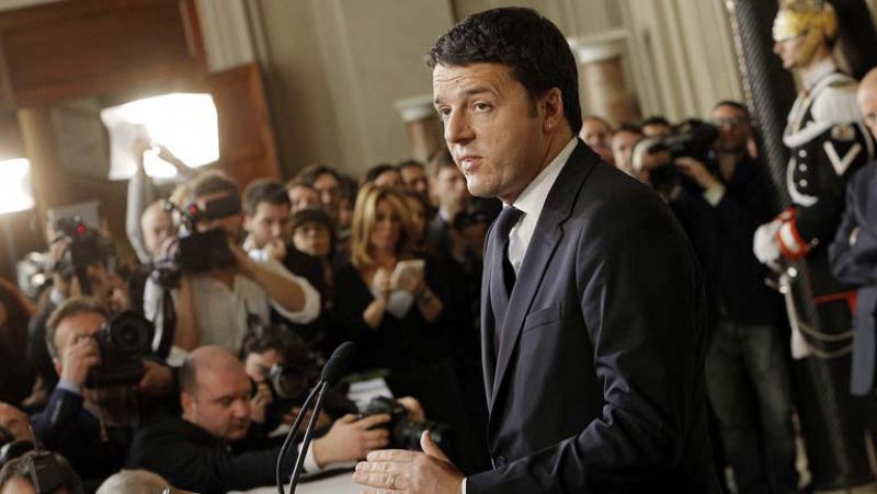 Renzi acepta "con reservas" el encargo de Napolitano de formar nuevo gobierno en Italia