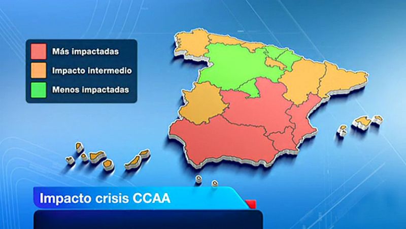 Valencia, Andalucía, Castilla-La Mancha y Murcia, las más afectadas por la crisis según Funcas