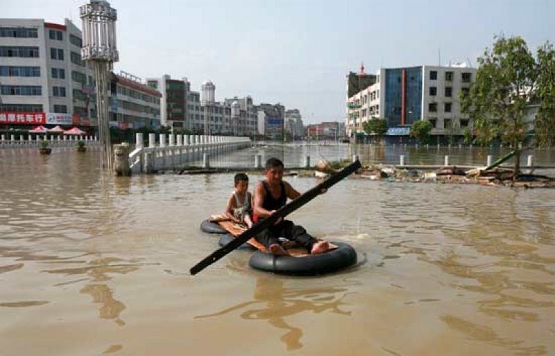 El temporal de lluvia deja 55 muertos y un millón de evacuados en China