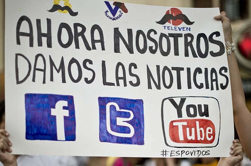 Las redes marcan la diferencia en las protestas de Venezuela: internet en vivo, televisión en diferido