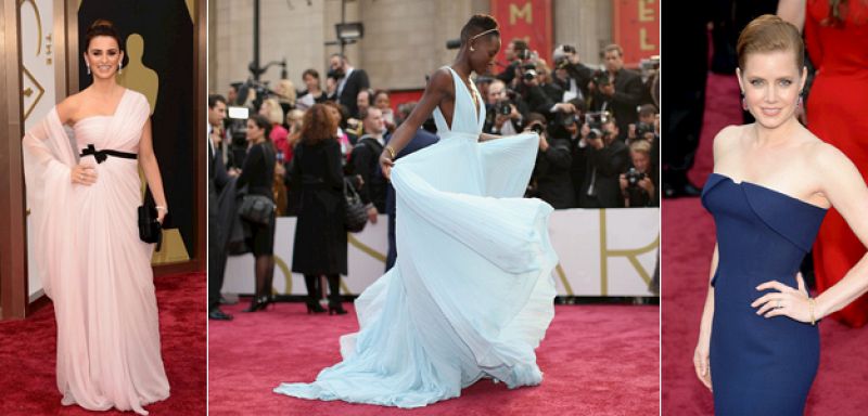 Lupita Nyong'o triunfa también en la alfombra roja de los Oscar