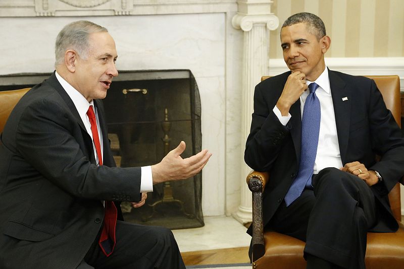 Obama pide a Netanyahu que cierre un marco que permita negociaciones de paz con Palestina