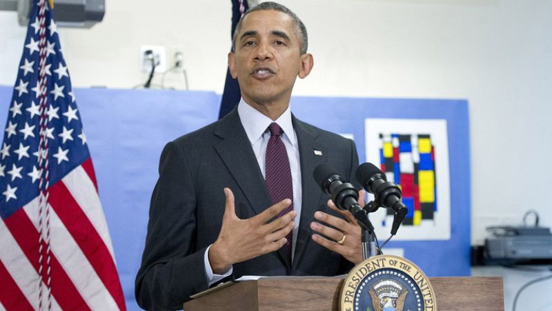 Putin se reserva "el uso la fuerza" en Ucrania pero Obama dice que "no tiene derecho"