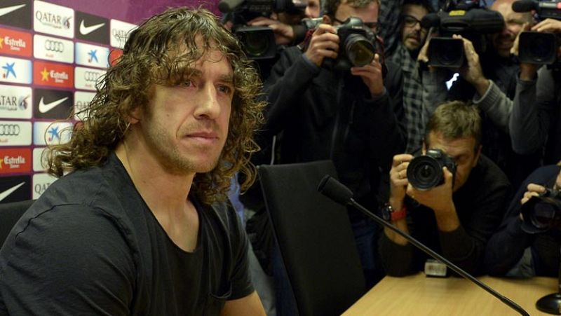 Carles Puyol anuncia su marcha del Barça