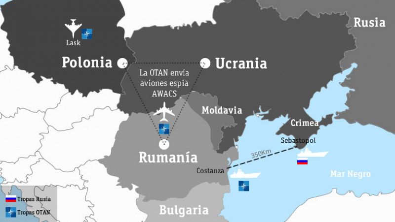Estados Unidos, Bulgaria y Rumanía comienzan maniobras navales en el Mar Negro