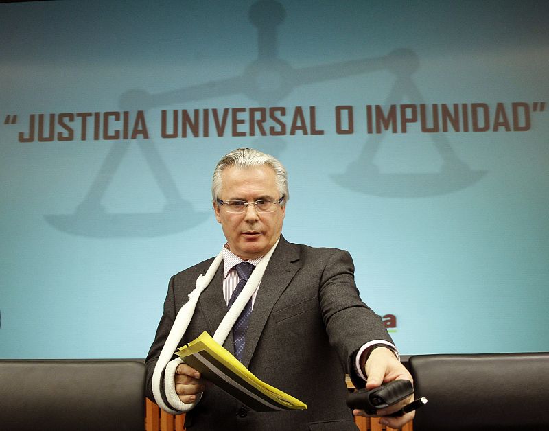 Garzón insta a los jueces de la Audiencia Nacional a no aplicar "leyes inconstitucionales"