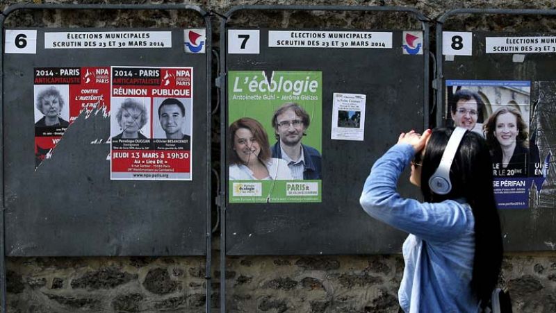 La derecha aventaja a la izquierda y la ultraderecha repunta en las municipales francesas