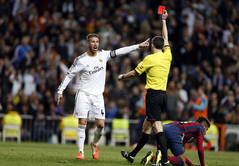 El Real Madrid recurrirá la expulsión de Sergio Ramos