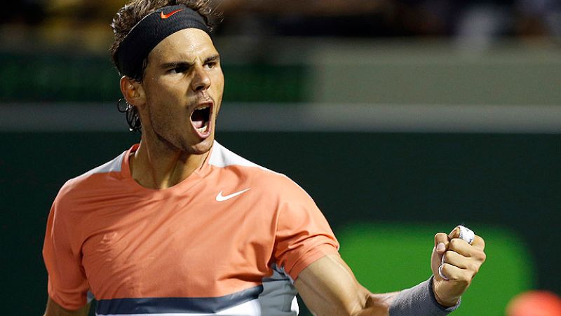 Nadal avanza imparable hacia cuartos en el Masters de Miami