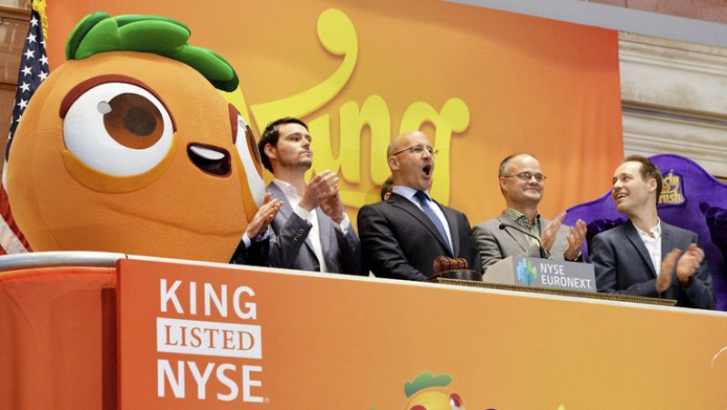 La creadora de Candy Crush se desploma un 15,56% en su debut en la Bolsa de Nueva York