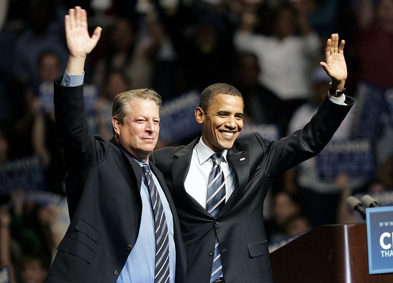 Al Gore da su respaldo a Barak Obama
