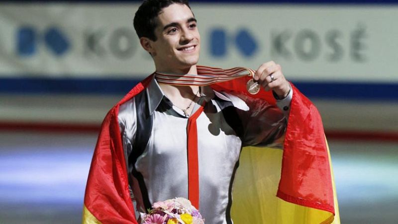 Javier Fernández vuelve al lograr el bronce en el Mundial de Patinaje
