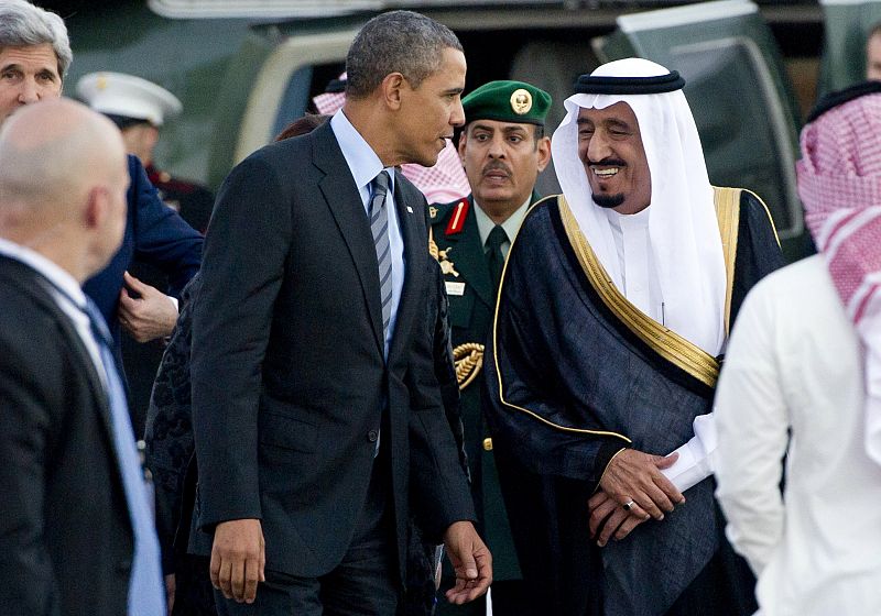 Obama llega a Arabia Saudí para reparar las relaciones bilaterales