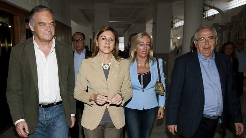 Cospedal: Rajoy defenderá la soberanía en el Congreso, pues no se puede negociar ni trocear